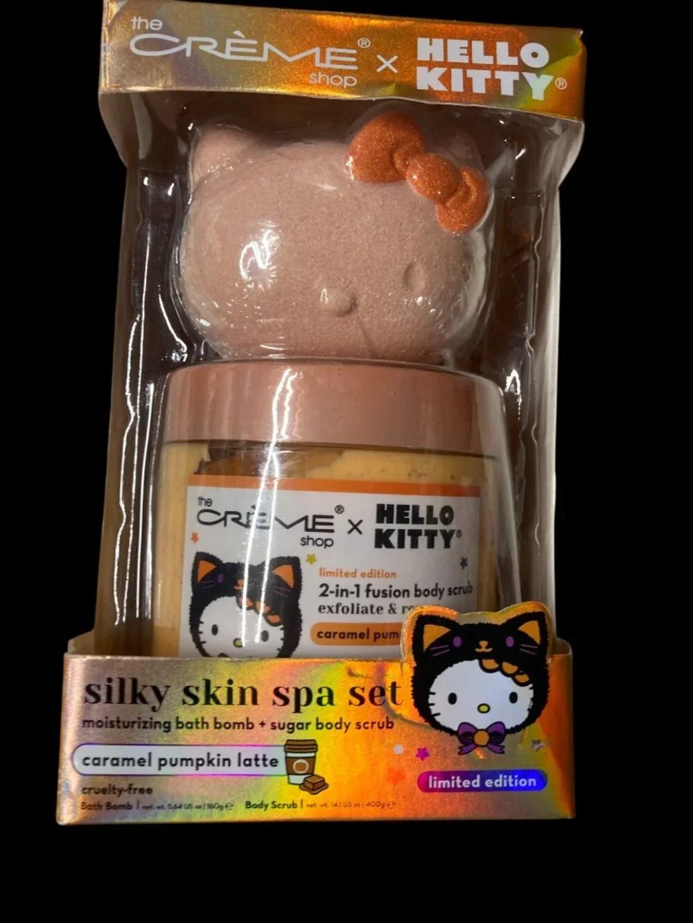 Limited Edition The Crème Shop x Hello Kitty Halloween Spa Set New in Box
